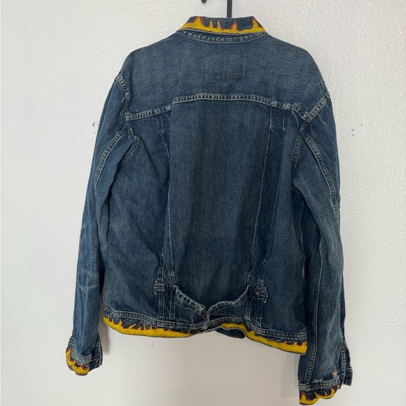 VINTAGE RL RALPH LAUREN DENIM & SUPPLY cartoon 666 Trucker JACKET SIZE XL RARE - Picture 2 of 13